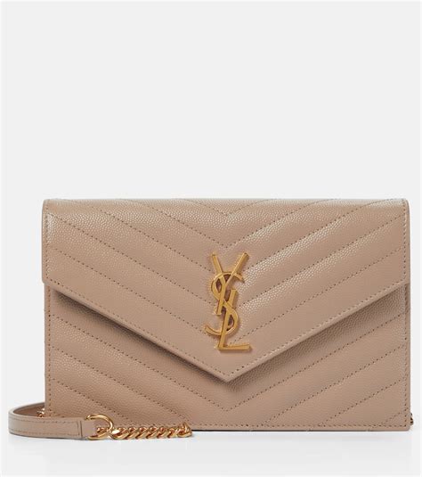 ysl wallet bag with chain|YSL cassandre envelope chain wallet.